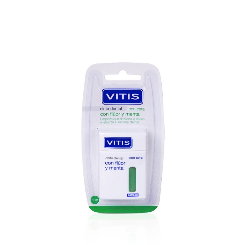 VITIS CINTA DENTAL CON CERA FLUOR/MENTA 55 M