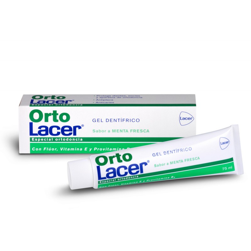 ORTOLACER GEL DENTIFRICO MENTA 75 ml