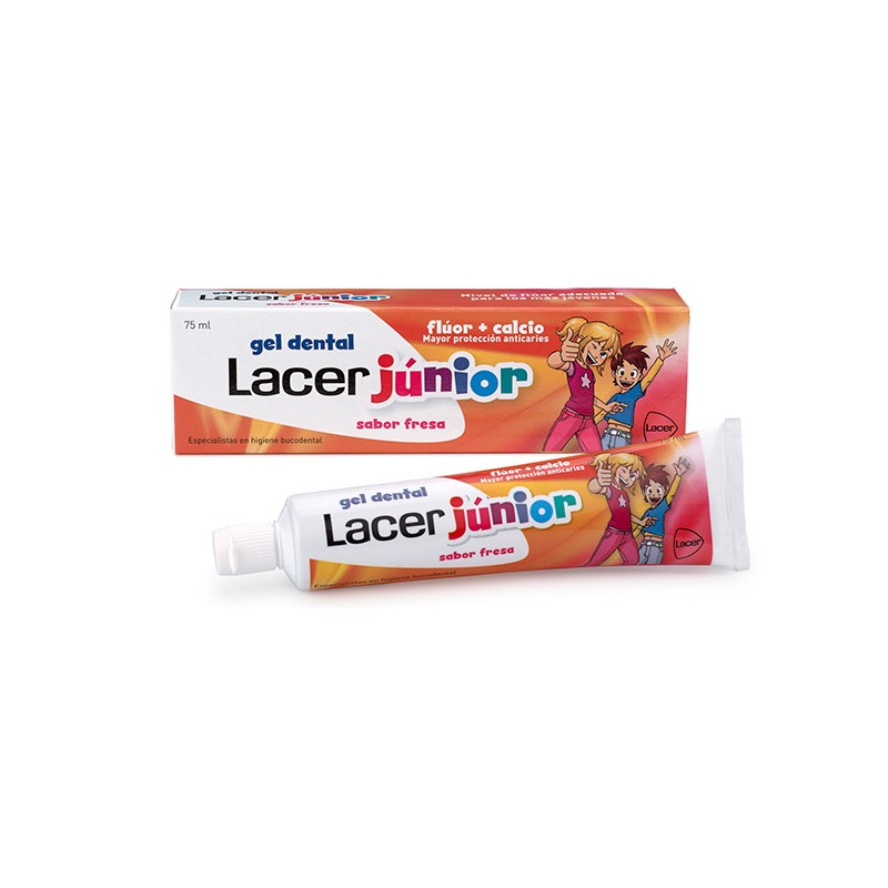 LACER GEL JUNIOR FRESA 75 ml