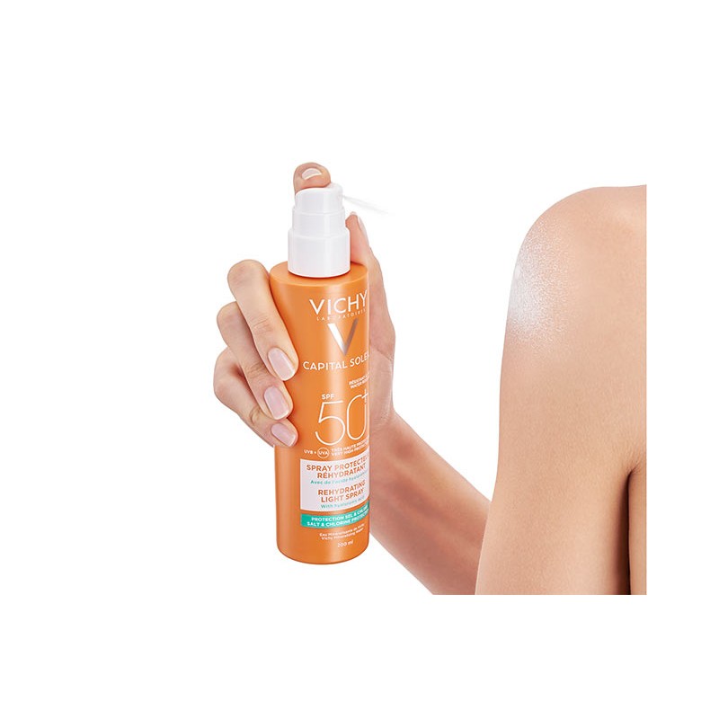 VICHY CAPITAL SOLEIL SPRAY REHIDRATANTE LIGERO SPF50+ 200 mL