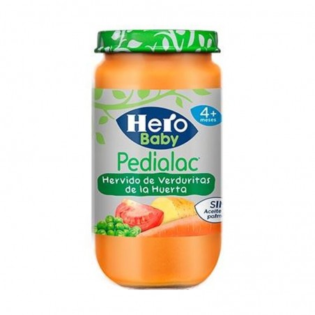 HERO BABY PEDIALAC HERVIDO VERDURAS HUERTA 235GR