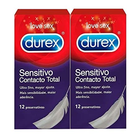 DUREX DUPLO SENSITIVO CONTACTO TOTAL 2X12 UDS