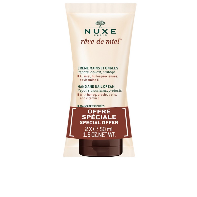 NUXE REVE DE MIEL DUPLO CREMA MANOS Y UÑAS 2x50 ML