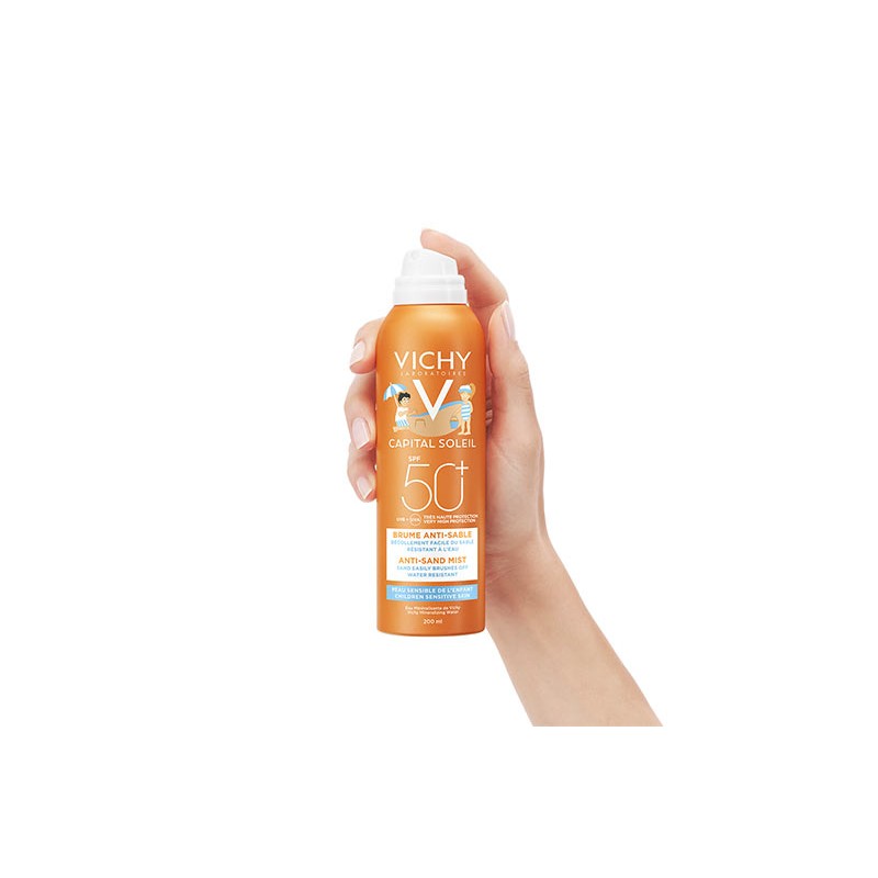 VICHY CAPITAL ISOLEIL BRUMA ANTI-ARENA NIÑOS SPF50+  SPRAY 200mL