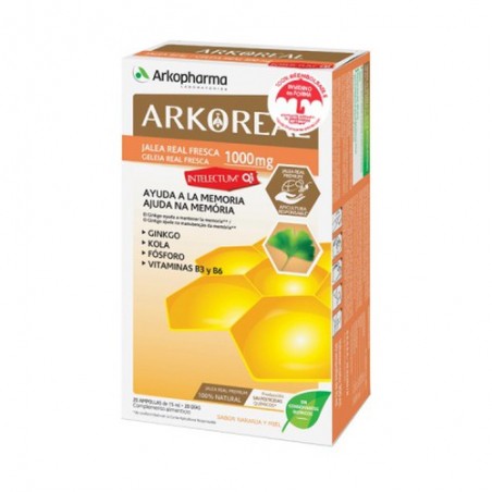 ARKOREAL INTELECTUM -  JALEA REAL, FOSFORO, VITAMINAS - 20 UNIDOSIS