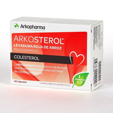 ARKOSTEROL LEVADURA ROJA DE ARROZ - 60 CAPSULAS