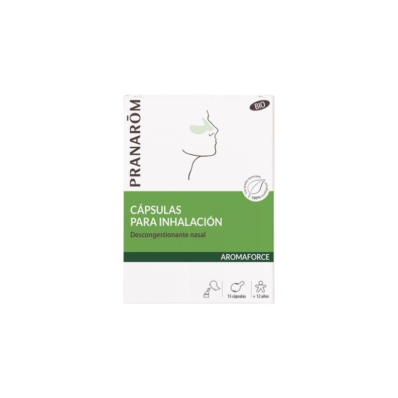 PRANAROM AROMAFORCE CAPSULAS PARA INHALACION 15 CAPSULAS