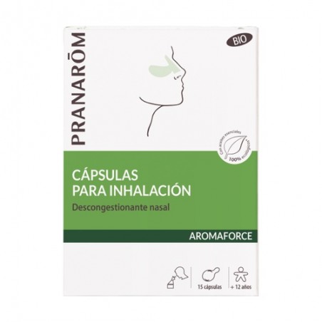 PRANAROM AROMAFORCE CAPSULAS PARA INHALACION 15 CAPSULAS