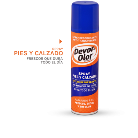 DEVOR OLOR SPRAY PIES Y CALZADO 180 ML