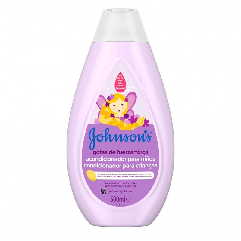 JOHNSONS ACONDICIONADOR GOTAS DE FUERZA 500ML