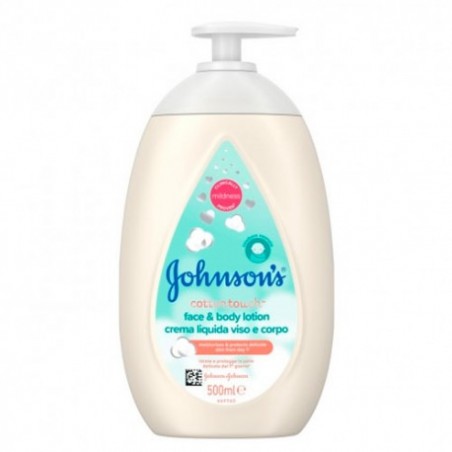 JOHNSONS FACE AND BODY LOTION COTTON TOUCH 500ML