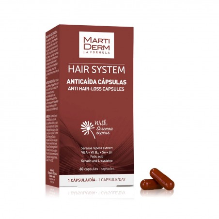 MARTIDERM HAIR SYSTEM 60 CAPSULAS ANTICAIDA