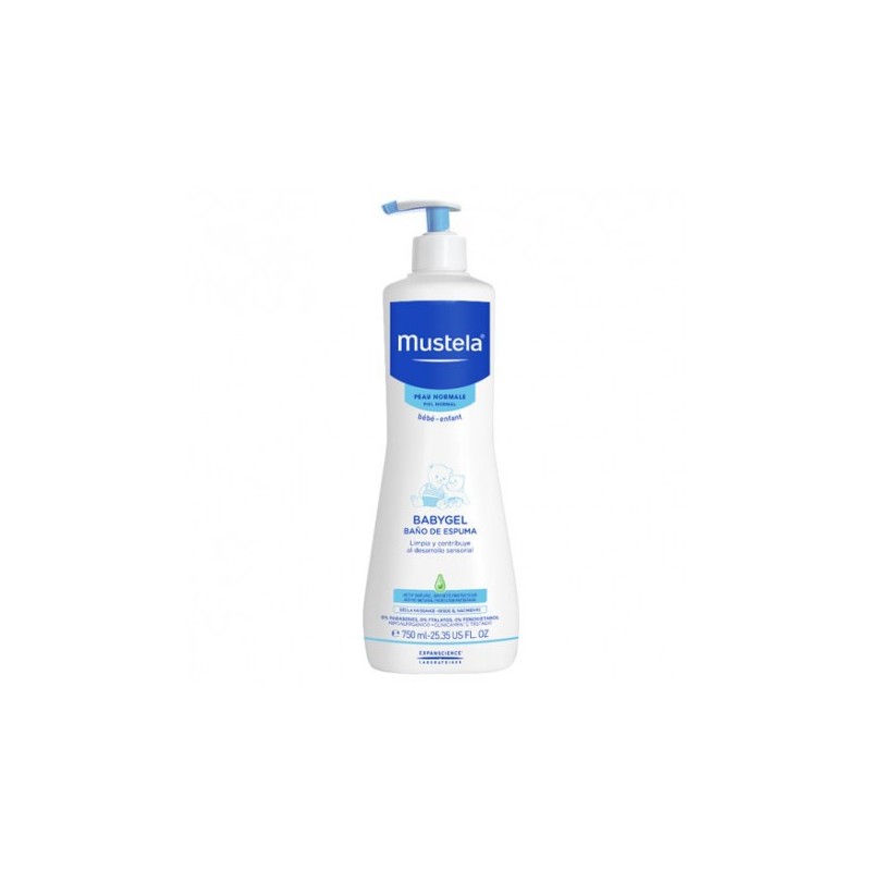 MUSTELA BAÑO ESPUMA BABYGEL 750ML