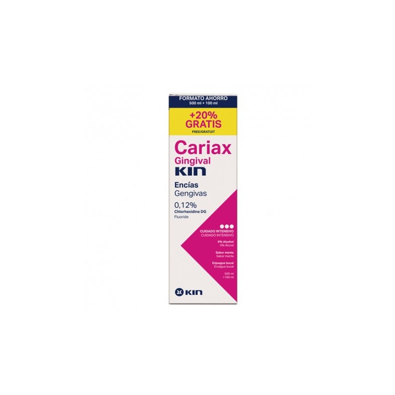 CARIAX GINGIVAL COLUTORIO MENTA 500ML + 100ML