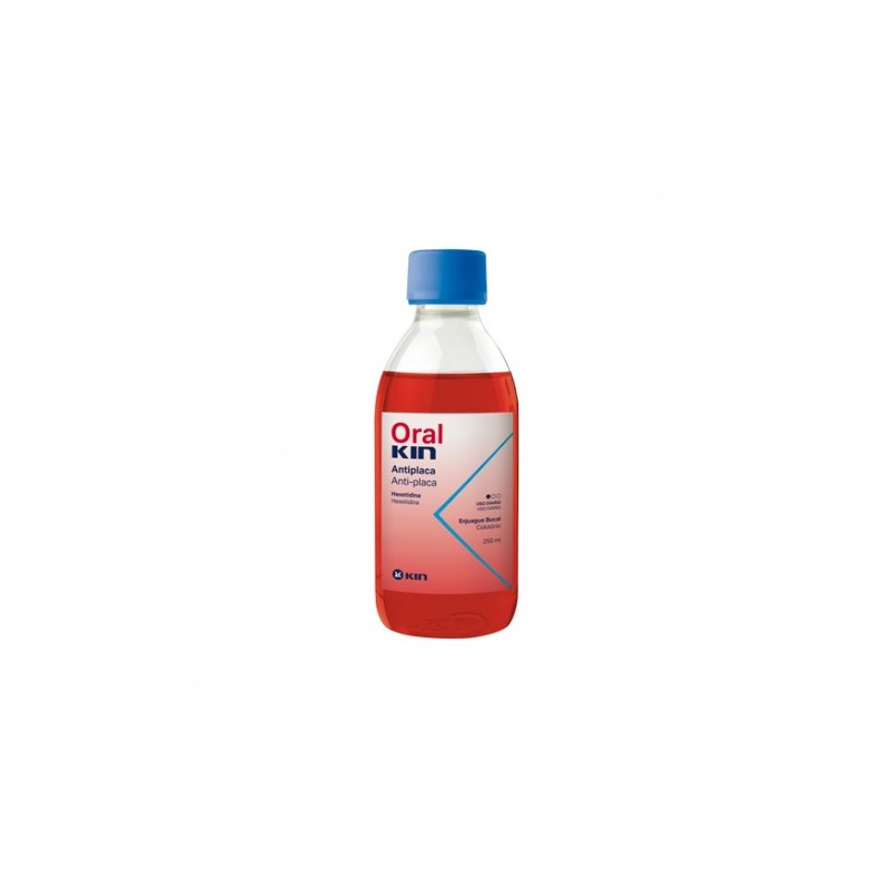 ORAL KIN ENJUAGUE BUCAL ANTIPLACA 500 ML