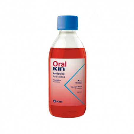 ORAL KIN ENJUAGUE BUCAL ANTIPLACA 500 ML