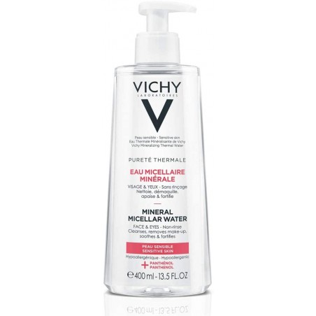 VICHY PURETE THERMALE AGUA MICELAR PIELES SENSIBLES 400ML