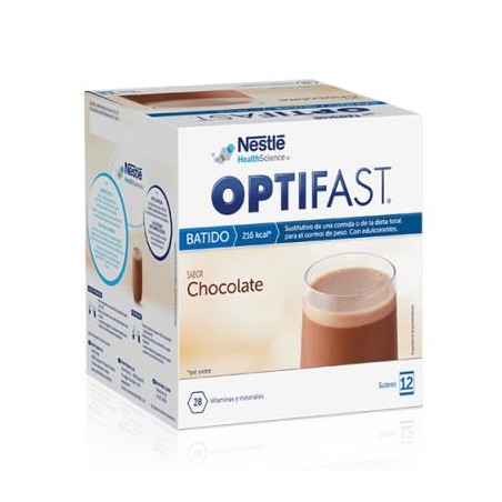 OPTIFAST Batido sabor chocolate 12 sobres