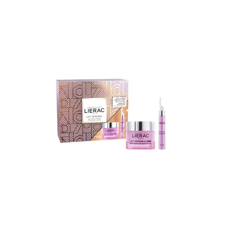 LIERAC COFRE NAVIDAD LIFT INTEGRAL CREMA RICA REMODELANTE 50mL +SERUM LIFTING OJOS Y PARPADOS 15mL