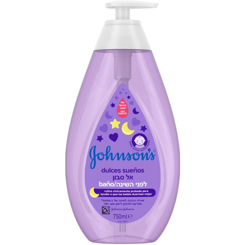 JOHNSONS JABON DULCES SUEÑOS 750ML