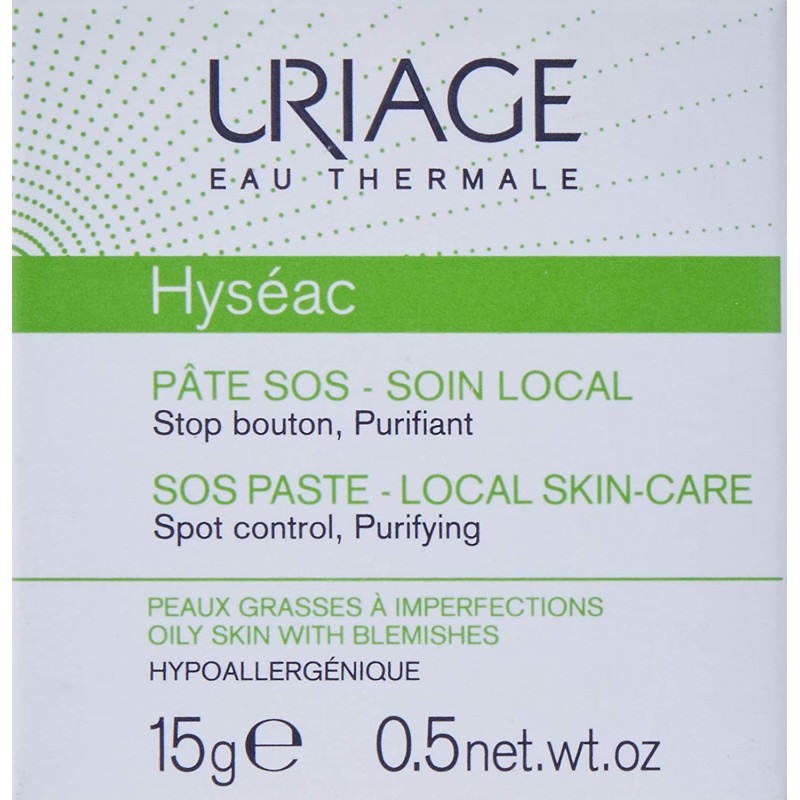 URIAGE HYSEAC PASTA SOS CUIDADO LOCALIZADO 15G