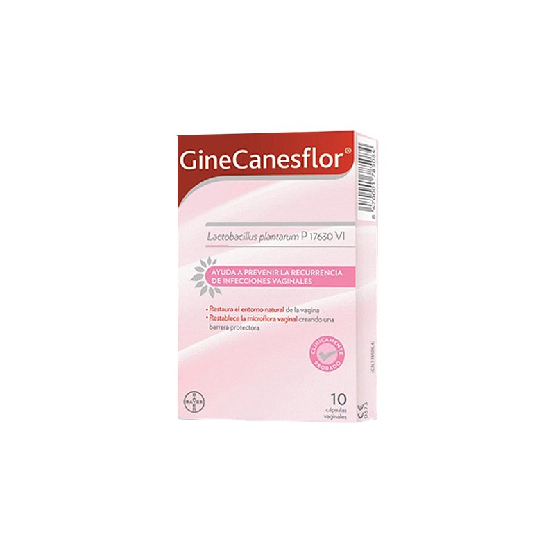 GINECANESFLOR 10 CAPSULAS VAGINAL