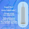 DUREX INVISIBLE EXTRA LUBRICADO 12