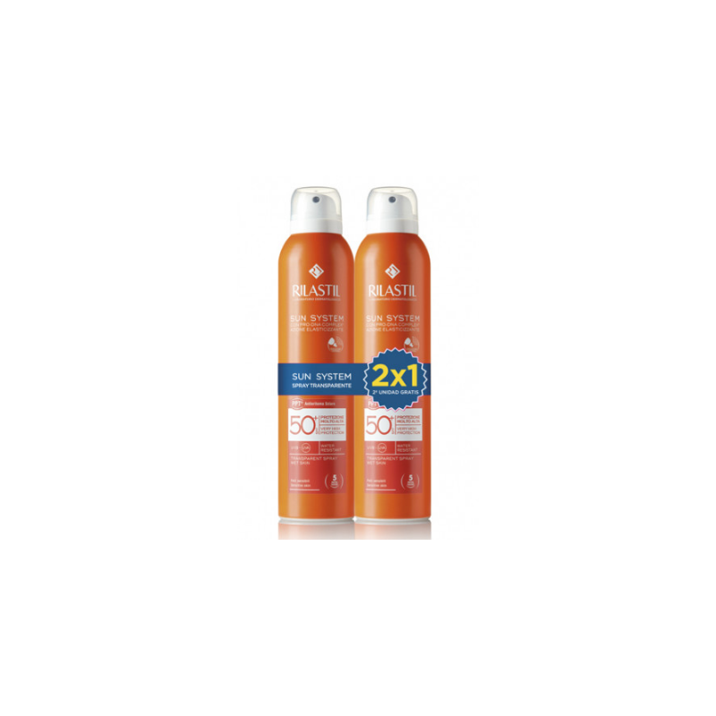 RILASTIL DUPLO SUN SYSTEM SPRAY TRANSPARENTE SPF50+ 2X200 ML