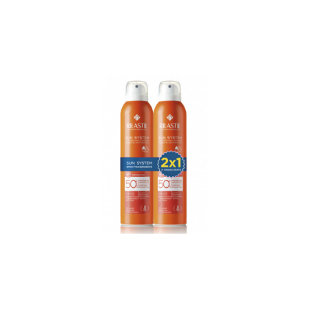 RILASTIL DUPLO SUN SYSTEM SPRAY TRANSPARENTE SPF50+ 2X200 ML