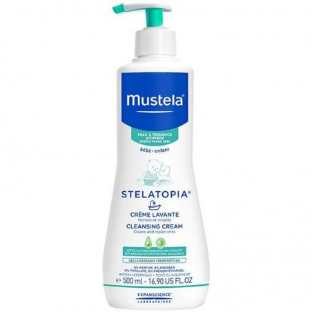 MUSTELA Stelatopia Gel de baño 500 ml válvula dosificadora