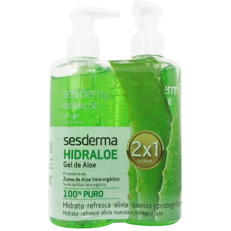 SESDERMA DUPLO HIDRALOE GEL DE ALOE VERA 2x250ML