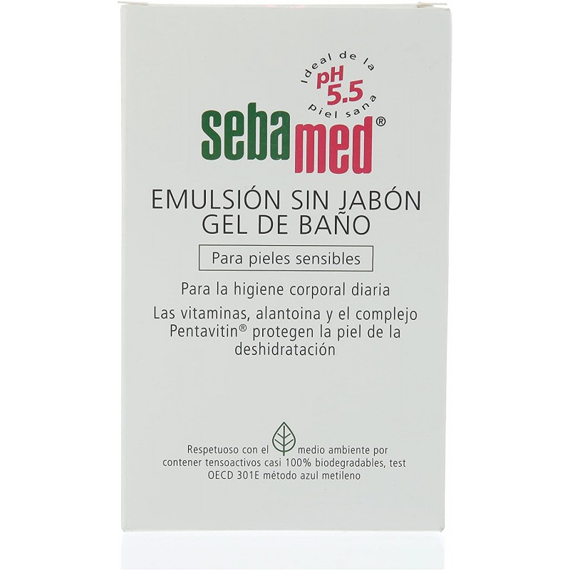 SEBAMED EMULSION SIN JABON GEL DE BAÑO PIELES SENSIBLES 200