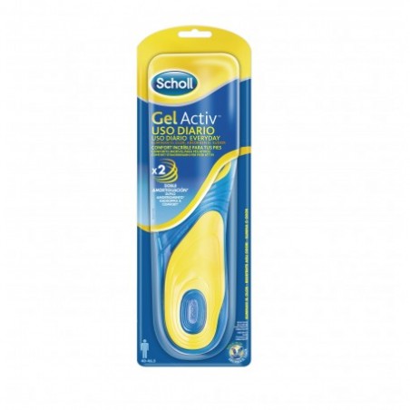 SCHOLL PLANTILLA GEL ACTIV USO DIARIO HOMBRE