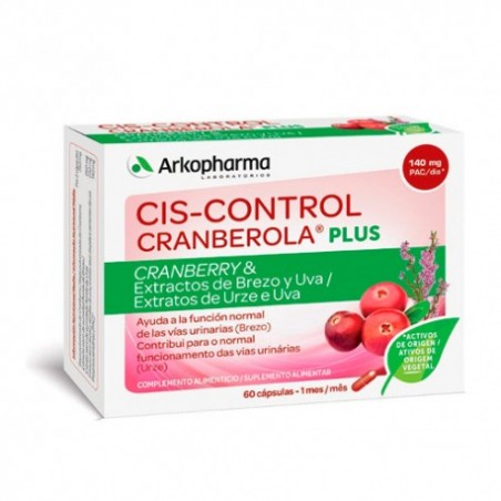 CRANBEROLA - CISCONTROL PLUS CON BREZO - 60 CAPSULAS