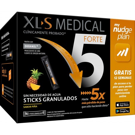 XLS MEDICAL FORTE 5   SABOR PIÑA 90 STICKS