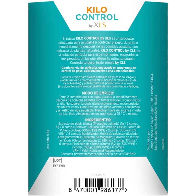 XLS KILO CONTROL BLISTER 10 CAPSULAS