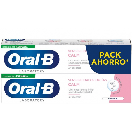 ORAL B PASTA ENCIAS Y SENSIBILIDAD CALM 2X100ML