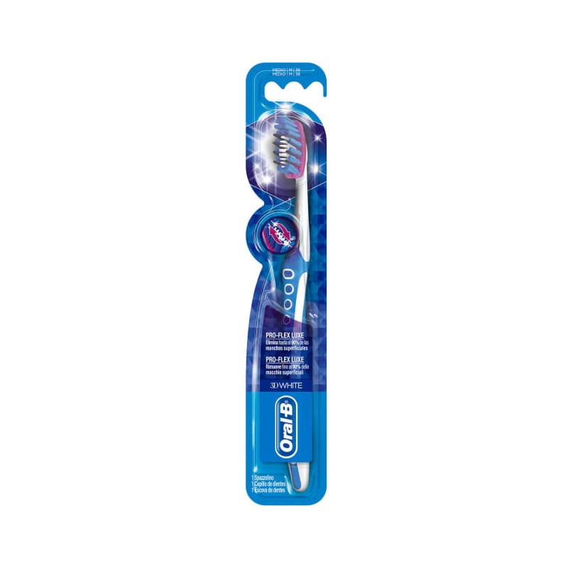 ORAL B CEPILLO PRO-EXPERT PRO-FLEX 3D WHITE 38 MEDIO