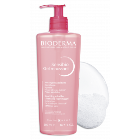 BIODERMA SENSIBIO GEL MOUSSANT MICELAR 500ML