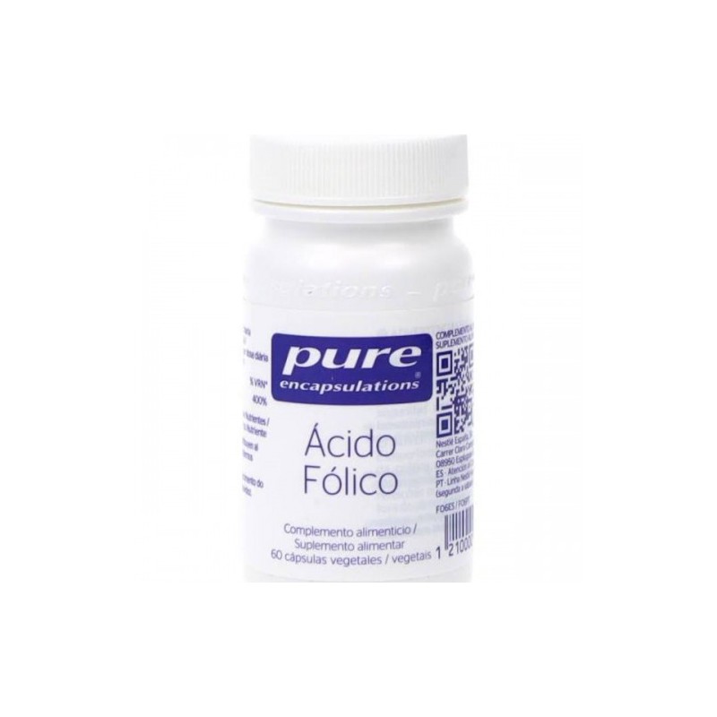 PURE ENCAPSULATIONS ACIDO FOLICO 60 CAPSULAS