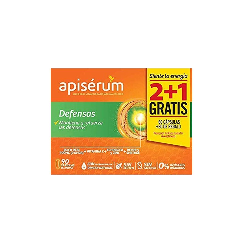 APISERUM DEFENSAS 90 CAPSULAS