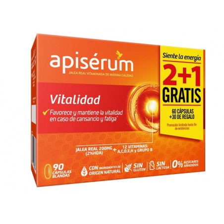 APISERUM VITALIDAD 90 CAPSULAS