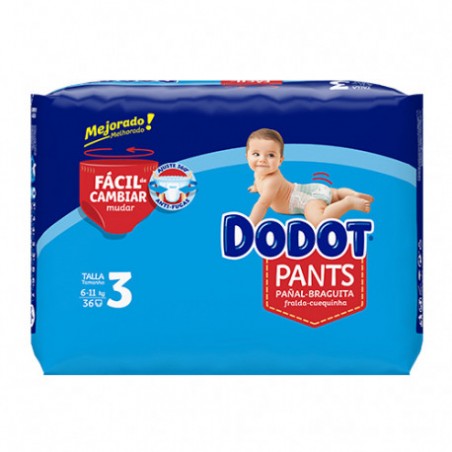 DODOT PANTS T3 6-11 KG 36 UDS