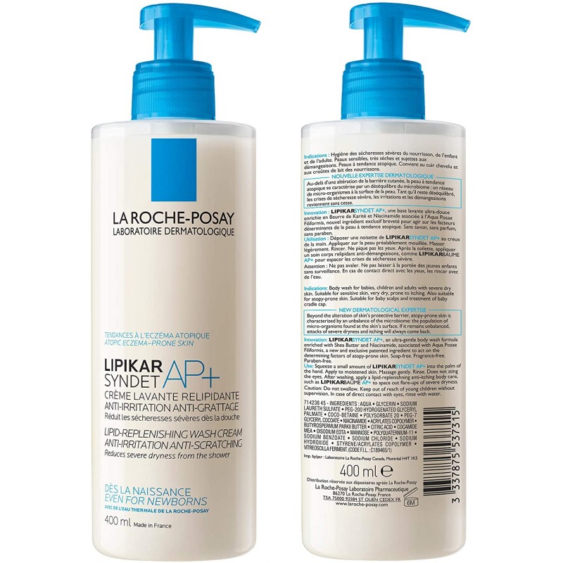 LA ROCHE-POSAY LIPIKAR SYNDET AP+ 400 ml