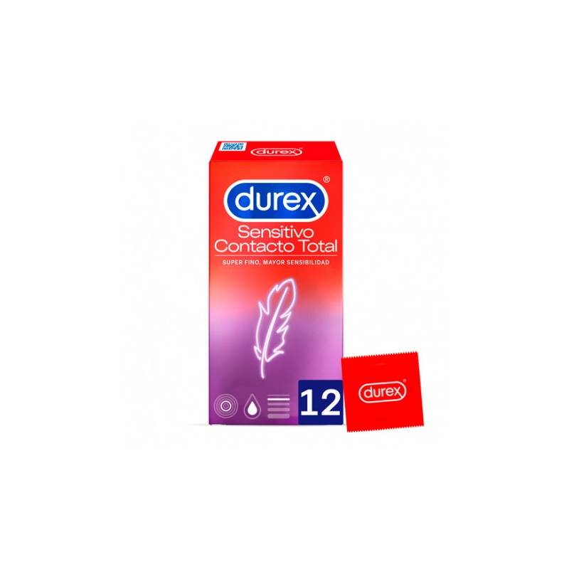 DUREX SENSITIVO CONTACTO TOTAL 12 UDS