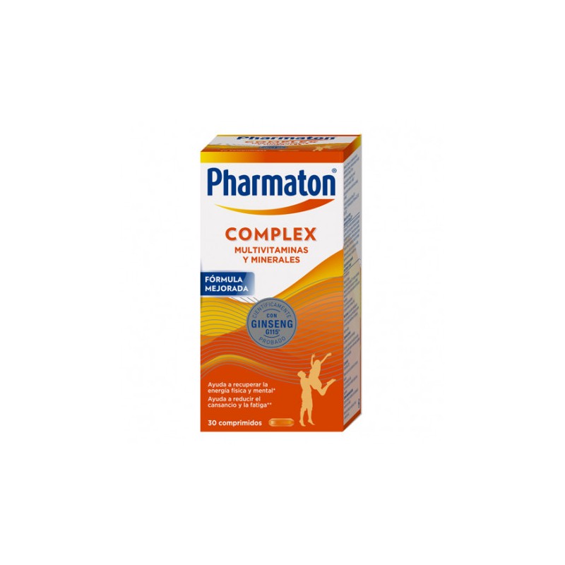 PHARMATON COMPLEX MULTIVITAMINAS Y MINERALES 30 COMPRIMIDOS