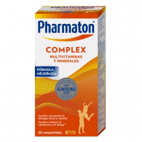 PHARMATON COMPLEX MULTIVITAMINAS Y MINERALES 30 COMPRIMIDOS