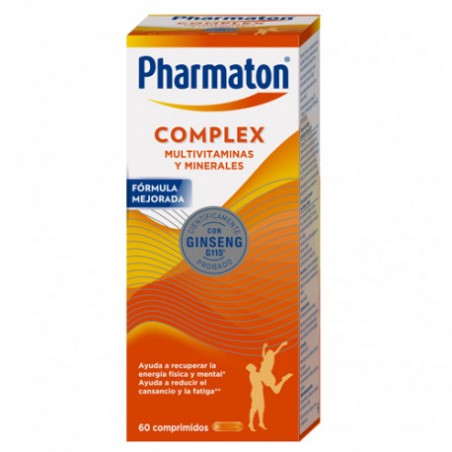 PHARMATON COMPLEX MULTIVITAMINAS Y MINERALES 60 COMPRIMIDOS