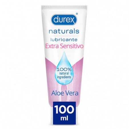 DUREX NATURALS LUBRICANTE EXTRA SENSITIVO ALOE VERA 100ML