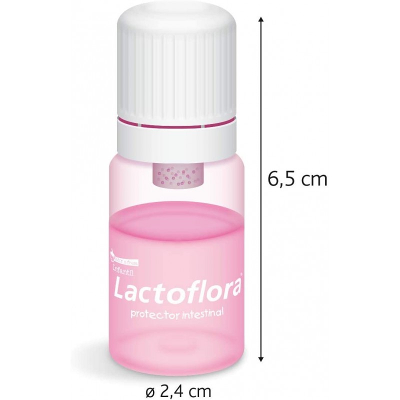 LACTOFLORA PROTECTOR INTESTINAL INFANTIL  10 FRASCOS